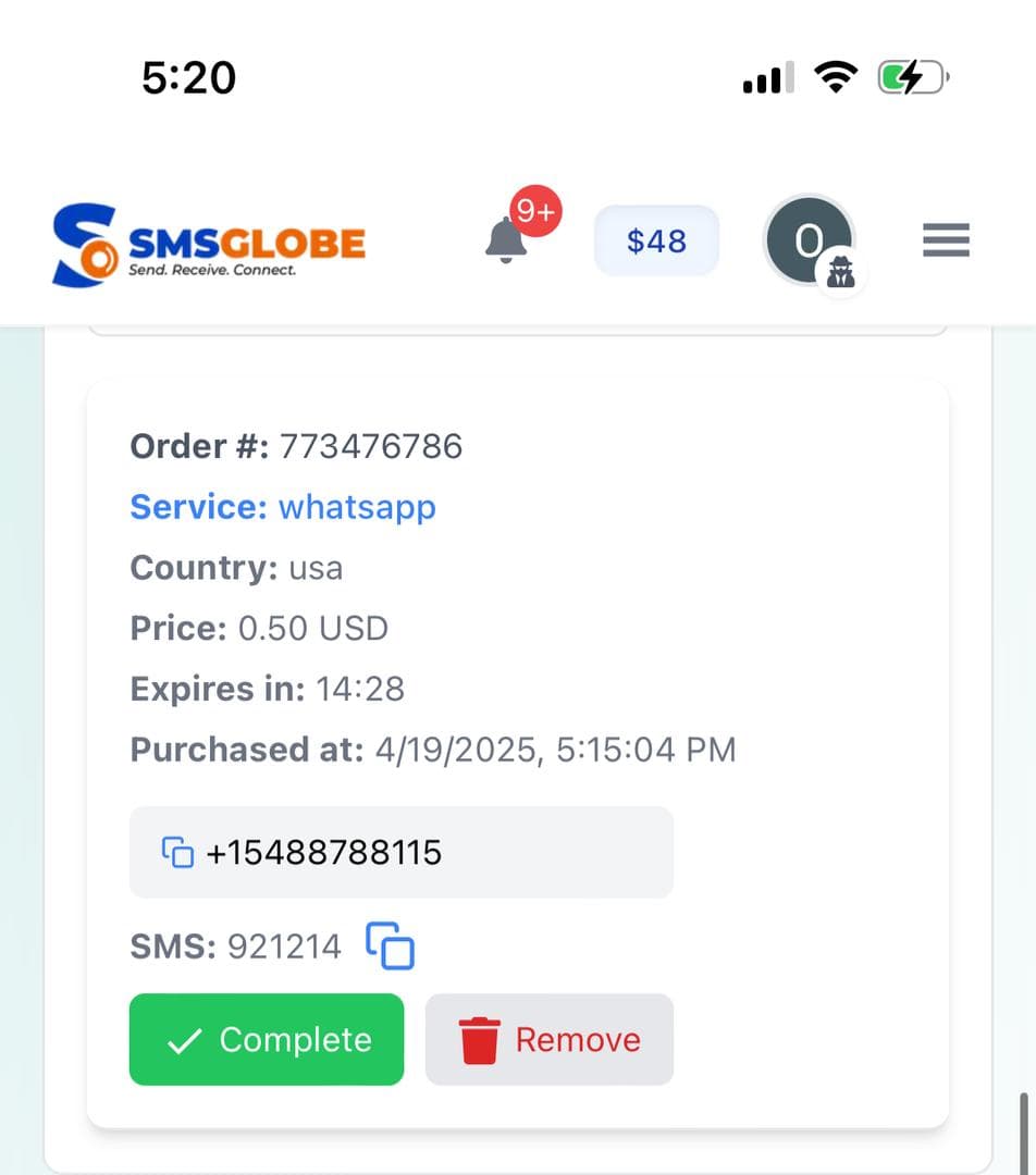 Order cancellation and service selection