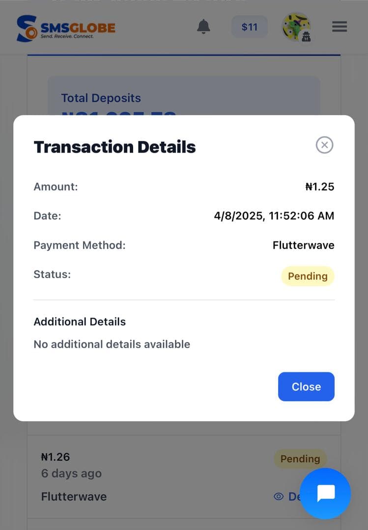 Transaction details
